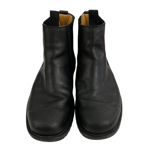 Timberland Mens Chelsea Black Leather Boots size 11 Pull on Ankle Boots - Picture 5 of 9